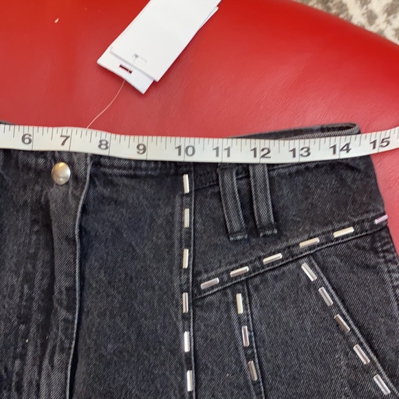 IRO
Barra Embellished Denim Shorts In Grey - Picture 9 of 13